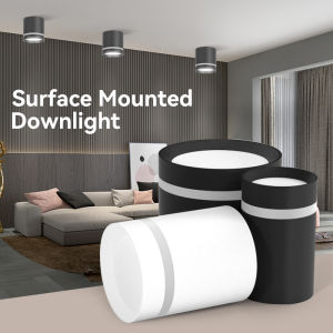 【🔥Ready Stcok🔥】CANMEIJIA Surface Mounted  Ceiling Downlight Lamp For Ceiling Led lights 5W 10W 15w COB Led Spot Lights Ceiling Fixtures Lighting