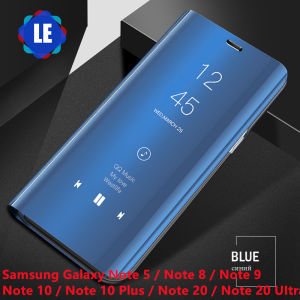 For Samsung Galaxy Note 8 / Note 9 / Note 10 / Note 10 Plus / Note 20 / Note 20 UItra Phone Case Luxury Electroplating Mirror Flip Cover Hard TPU Full Protection Casing