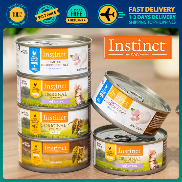 INSTINCT Original Chicken Wet Cat Food Cat Canned 156g Lazada PH