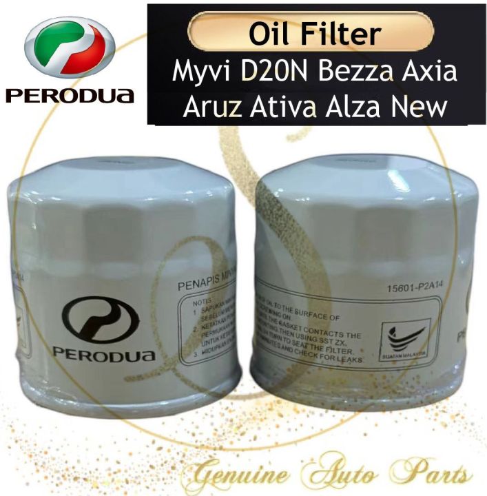 (100% Original) Perodua Oil Filter Bezza Axia MYVI 2018- D20N ARUZ ...