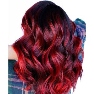 [Màu trực tiếp]  nhuộm tóc màu light đỏ (K66) không tẩy KAMI + TẶNG kèm trợ nhuộm