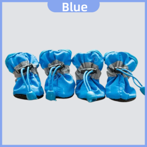 4Pcs Pet Shoes dog shoes puppy shoes Waterproof Shoes Anti Slip dog shoes for small dogs