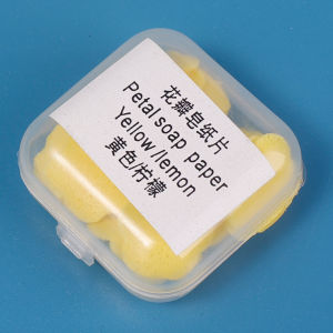 Portable Soap Paper Bath Hand Washing Disposable Soap Slice Mini Flower Travel Scented Petal Handwashing Soap