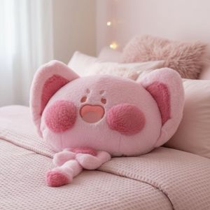 หมอนผ้าห่ม ตุ๊กตา หมอนซุกมือ สอดแขนได้ พิงหลัง หนานุ่ม เบาสบาย พร้อมส่ง