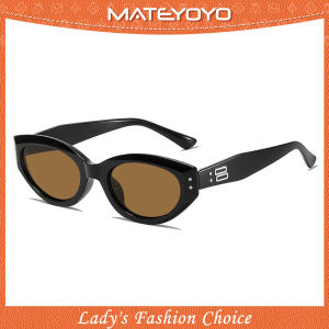 MATEYOYO Women Sunglasses Retro Cat’s Eye Sunglasses Narrow Frame Fashion Summer Sunglasses UV400 Protection Polarized Sunglasses Eyes Protection Eyewear Sun Glasses