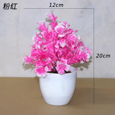 TYPT42 Pot Tanaman Hias Bunga Hias Plastik Pot Bonsai Artificial Flower Decoration