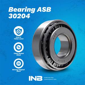 Laker Bearing 30204 ASB Bearing Roda Depan Espass Zebra S88 S89 INB Original ASB