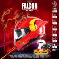 Gille 883 Falcon Full Face Dual Visor Double D Ring Lock Helmet. 