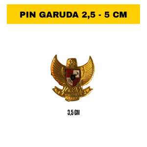 PIN GARUDA 25 - 5 CM LAPIS RESIN