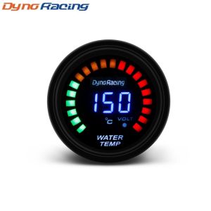 Dynoracing 52mm 2 Inch LCD Digital Water Temp Gauge With Sensor water Temperature gauge car meter