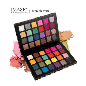 IMAGIC Double Layer Leopard Eyeshadow Palette Matte Sequin Eye Shadow 48 Colors