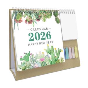 2026 Lịch Bàn 12 tháng giới thiệu từ Jan đến dEc văn phòng nhà tổ chức kế hoạch lịch với giấy ghi chú và nhãn dán