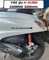 YSS โช๊คแก๊ส K-EURO อัพเกรด Honda Giorno125 ปี 2023【 OK302-320T-14-958 】สปริงสีแดง/ดำ กระบอกสีดำ [ โช๊ค YSS แท้ ประกันโรงงาน 1 ปี ]. 