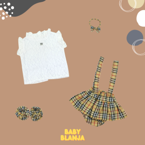 Baju Bayi Perempuan 0 6 Bulan Kaila Set