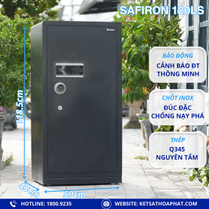 Két Sắt Nhập Khẩu Safiron 120LS Vân Tay Điện Tử Kết Nối APP Điện Thoại