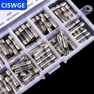 [COD] CISWGE AUTOPARTS 100 cái bộ 5x20mm nhanh chóng thổi ống thủy tinh cầu chì các loại bộ dụng cụ nhanh chóng thổi thủy tinh cầu chì