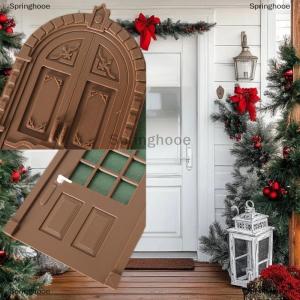 [COD] Springhooe 1 12 Dollhouse Simulation European Style Door Model Dollhouse Furniture Decoration Dolls House Micro Scene Construction Props