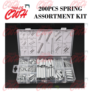 200PCS COMPRESSION SPRING EXTENSION SPRING ASSORTMENT KIT SET HOME DIY REPAIR REPLACEMENT CWH TOOLS SDN BHD CWH GROUP CWH TOOLS TRADING