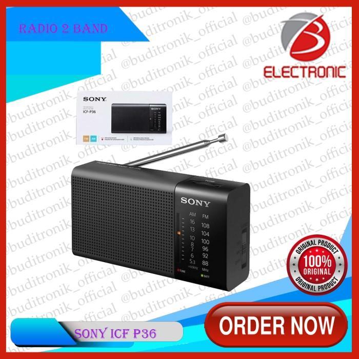 SONY ICF-P36 COMPACT PORTABLE RADIO FM AM - ELEKTRONIKK SHP | Lazada ...