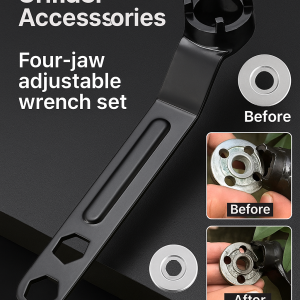 Detachable Wrench Tool Angle grinder Precision hardened and forged grip durability Fine polishing blackening Thickened adjustable hand wrench Grinder Hand Wrench