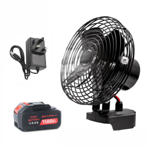 【10 year warranty】Industrial lithium electric fan large wireless fan outdoor charging camping and fishing construction site portable fan