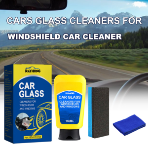Auto Glass Oil Film Cleaner Remover Front Windscreen Degreaser Foam Oil Film Cleaner with Sponge Wipe汽车挡风玻璃清洁剂