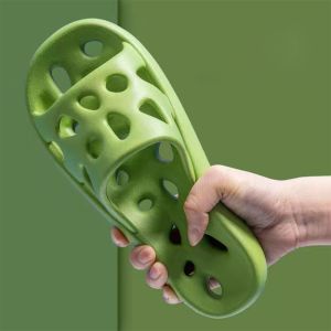 GOOTRADES Anti-skid Men Women Slippers Drainage Quick-dry Porous Slippers Household Shoes Soft Leaky Bathroom Slippers Summer