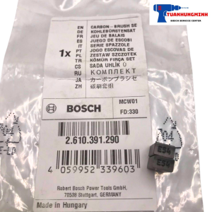 Bộ chổi than máy khoan/ máy khoan động lực Bosch GBM 10/13 RE GSB 10/13/16 RE 2.610.391.290