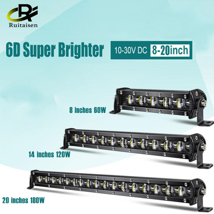 Super Bright LED Light Bar 6D 850inch Offroad Combo Led Bar for Lada