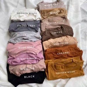 Manset Baju Bahan Kaos Rayon Premium (ukuran standar dan jumbo)