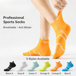 Running Short Socks Breathable Sweat Wicking Anti Blister Marathon Sports Socks for Men Women