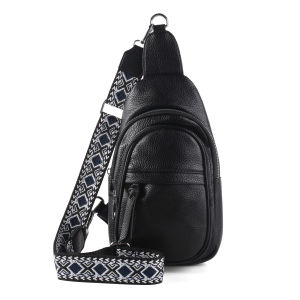 Multi-functional Zipper Mobile Phone Waist Bag Fashion Webbed Crossbody Bag Colour LIKEBAG Outdoor Sports Leisure Chest Bag