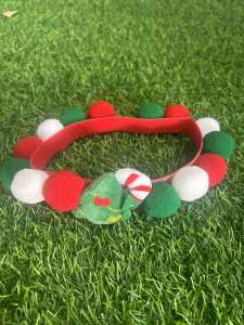 Christmas Dog Collar with Christmas Tree for  Dog Cat (M)/(L)