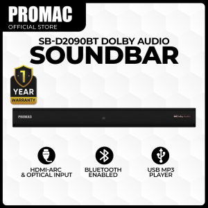 Promac SB-D2090BT 2-Channel DOLBY Audio Soundbar