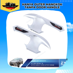 PROMO Mangkok Pintu Mobil All New Ertiga 2018 Outer Handle Cover Activo Chrome JSL Aksesories Mobil Bisa COD