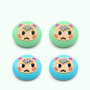 ที่ครอบอนาล็อก Joy Con ลาย Animal Crossing Set of 4 (Analog Caps Joycon)(จุกจอย Con)(ที่ครอบอนาล็อคจอยคอน Switch)(จุกจอย Switch)(Thumb caps Joy-con)