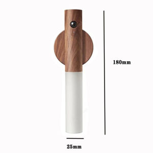 Intelligent Inductive Wireless Magnetic Smart Indoor Wall Lamp Wood Wireless Night Lamp Rechargeable