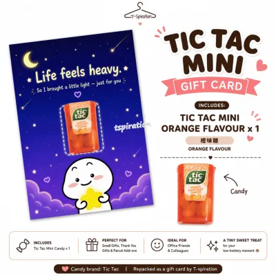 Resign Farewell Gift Mini Tic Tac Goodbye Office Appreciation Gift | Mini Card | Ready Stock