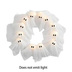 Haunted Houses Essential Glowing Phantom Garland for Mantles Porch or Door Halloween Setups Accessories