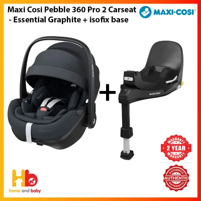 Maxi Cosi Pebble 360 Pro 2 Carseat / Maxi-Cosi FamilyFix 360 Pro Car Seat Isofix Base (SG Ready stock)