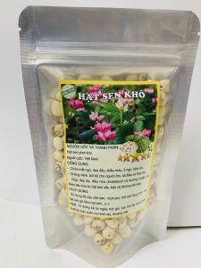 500g Hạt sen khô hàng chất lượng gà hầm hạt sen nấu chè đau đầu mất ngủ thiếu máu