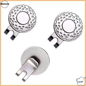 Follow Get More【Metonna】 Golf Ball Mark with Golf Hat Clip Magnetic Outdoor Alloy golf marker supplies