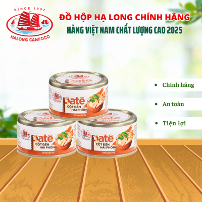 Combo 3 Patê Cột Đèn Hải Phòng 90G - Đồ Hộp Hạ Long