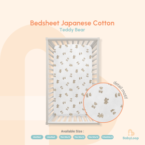 Sprei Katun Jepang - Japanese Cotton Bedsheet Cute - Baby Loop