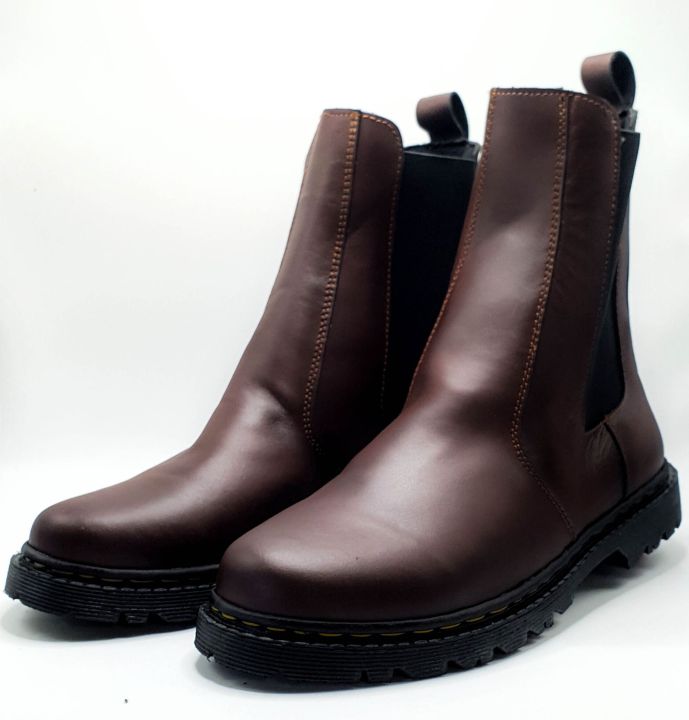 JAS Marikina Made Women's Boots Chelsea Brown Lazada PH