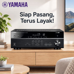 Yamaha RX-V385 5.1-Channel 4K AV Receiver Bluetooth Home Theater Amplifier with CINEMA DSP and YPAO