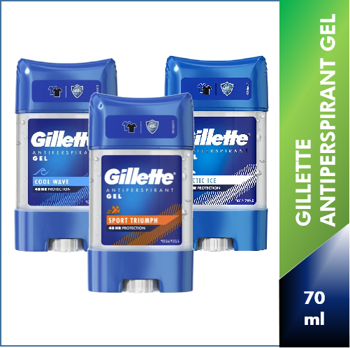 Gillette Antiperspirant Clear Gel / Body Deodorant, 70ml-108ml | Lazada ...