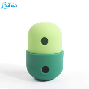 Funslane họa tiết cún cưng cho ăn chậm dùng cho thực phẩm Silicone Lắc rò rỉ vật định lượng thức ăn container câu đố đồ chơi tương tác