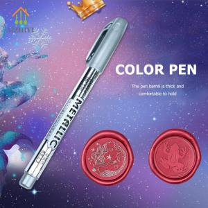 【New Arrival】 Vintage Style Art & Craft Supplies with Sealing Wax Stamp and Multi-Color Mark Pen for DIY Letter Decoration