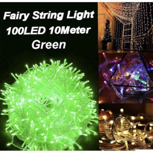 Lampu Raya LED Fairy Light 10M LED String Fairy Light Garland Christmas Party Holiday New Year Wedding Outdoor